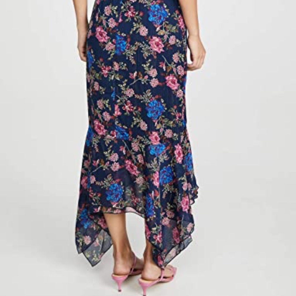 WAYF Issy Ruffle Strap Midi Dress SIZE S - Picture 5 of 15